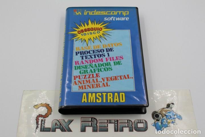 Videojuegos y consolas: AMSTRAD DISK DISCO INDESCOMP SOFTWARE DEMO VERSION ESPA&Ntilde;OLA - Foto 1
