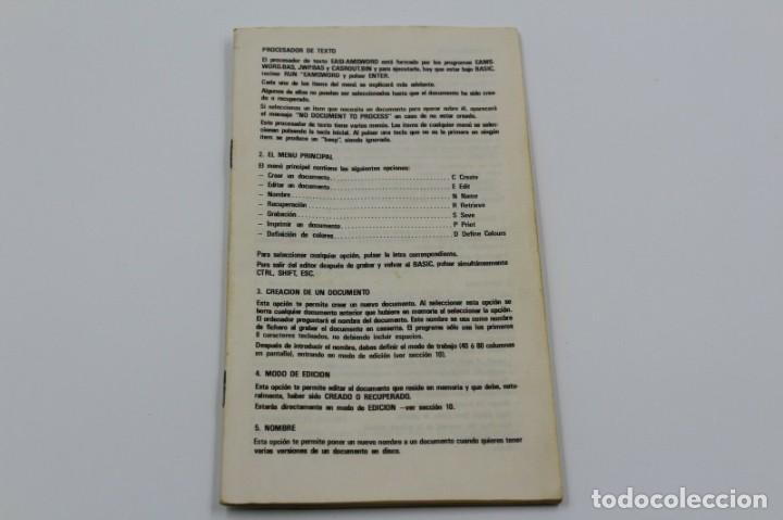 Videojuegos y consolas: AMSTRAD DISK DISCO INDESCOMP SOFTWARE DEMO VERSION ESPA&Ntilde;OLA - Foto 4