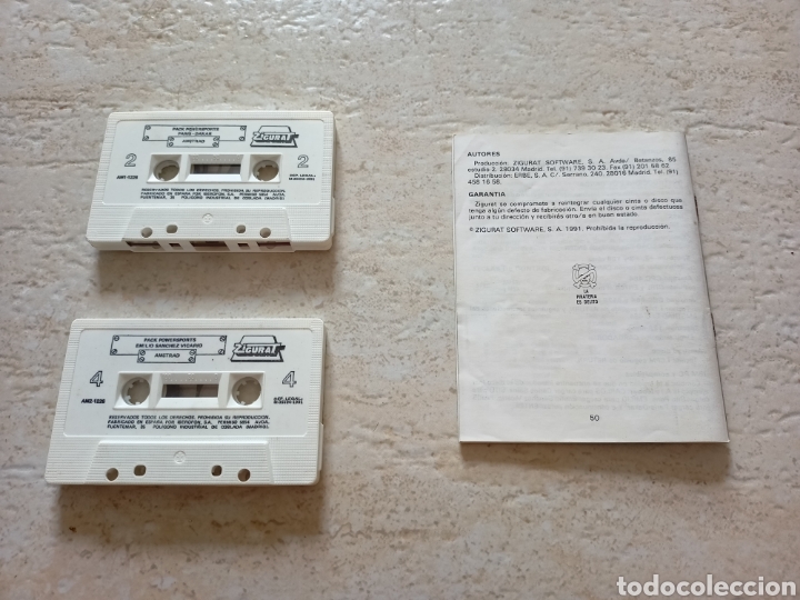 Videojuegos y consolas: Pack Powersports / Amstrad / Zigurat - Foto 6