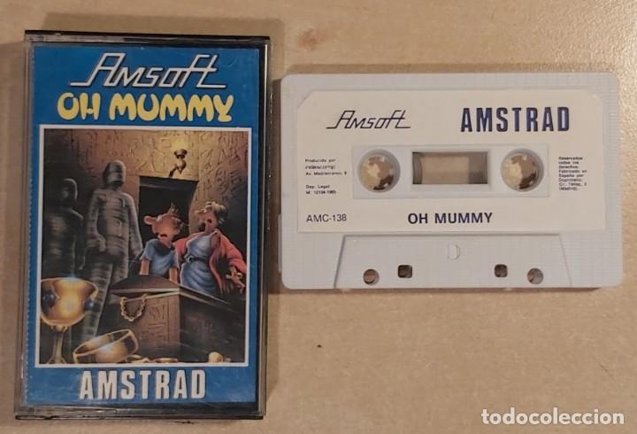 Videojuegos y consolas: Oh Mummy - Amstrad Cinta - Foto 1