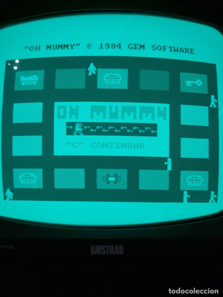 Videojuegos y consolas: Oh Mummy - Amstrad Cinta - Foto 3