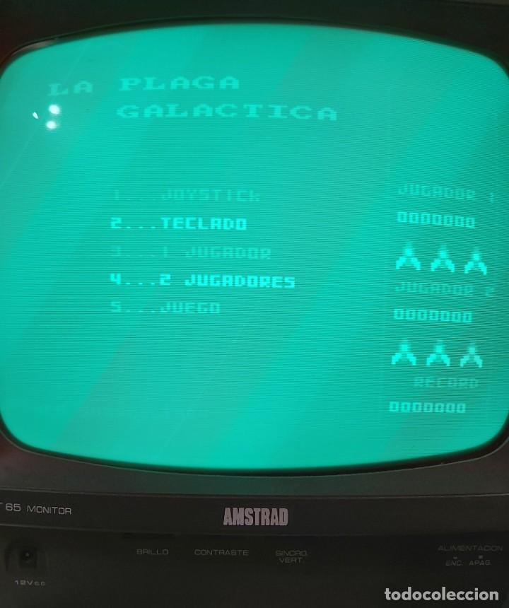 Videojuegos y consolas: Plaga Gal&aacute;ctica - Amstrad cinta - Foto 3
