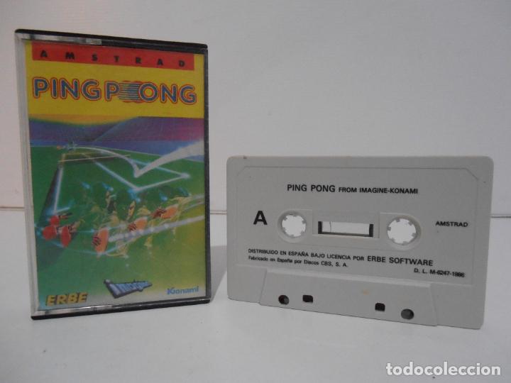 Videojuegos y Consolas: JUEGO CINTA AMSTRAD PING PONG, ERBE IMAGINE - Foto 2 - 301753688