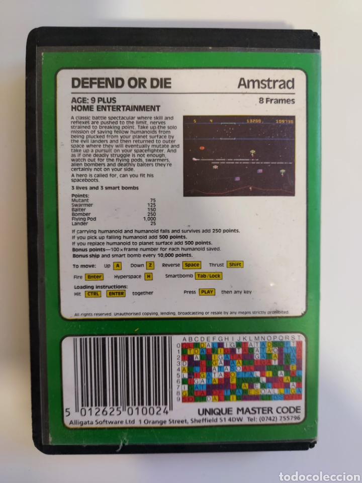 Videojuegos y consolas: Defend or Die Amstrad - Foto 2