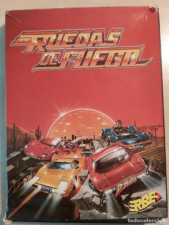 Videojuegos y consolas: Pack Ruedas de fuego - Amstrad CPC Cinta - Foto 1