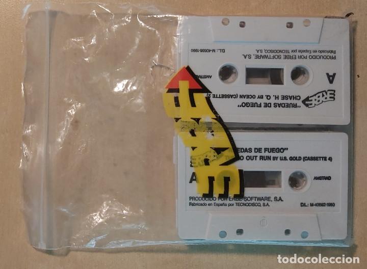 Videojuegos y consolas: Pack Ruedas de fuego - Amstrad CPC Cinta - Foto 3