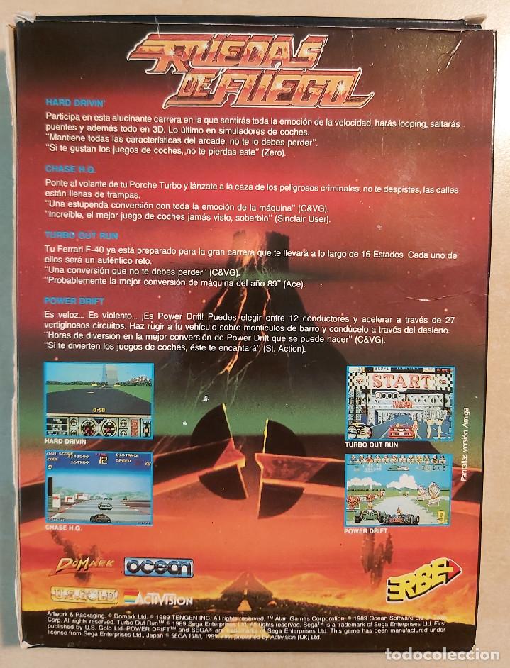 Videojuegos y consolas: Pack Ruedas de fuego - Amstrad CPC Cinta - Foto 4