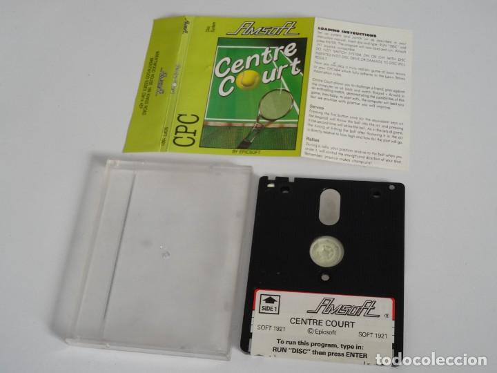 Videojuegos y consolas: AMSTRAD CPC 6128 Disc - Centre Court Ed. Amsoft - Foto 1
