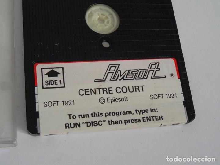Videojuegos y consolas: AMSTRAD CPC 6128 Disc - Centre Court Ed. Amsoft - Foto 2