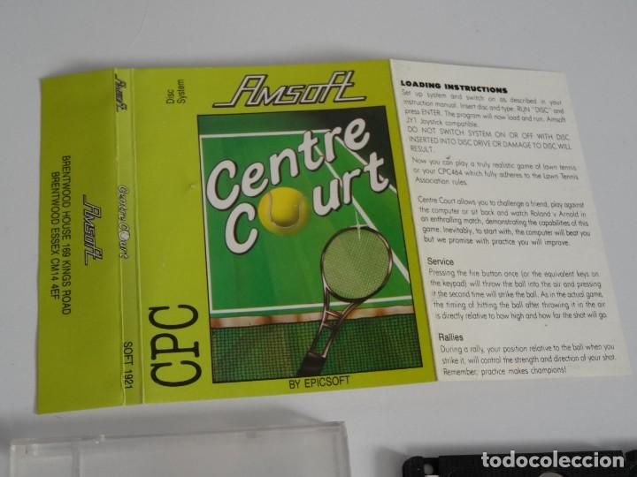 Videojuegos y consolas: AMSTRAD CPC 6128 Disc - Centre Court Ed. Amsoft - Foto 4