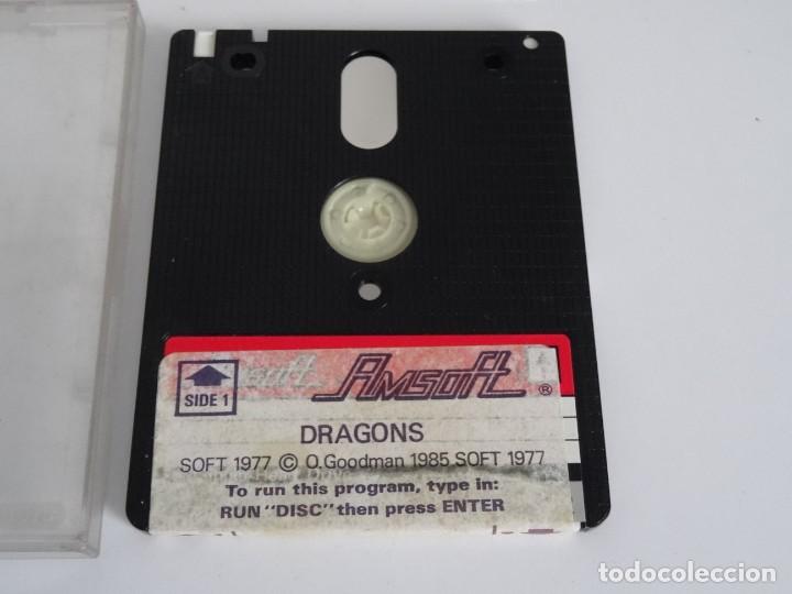 Videojuegos y consolas: AMSTRAD CPC 6128 Disc - Dragons Ed. Amsoft - Foto 2