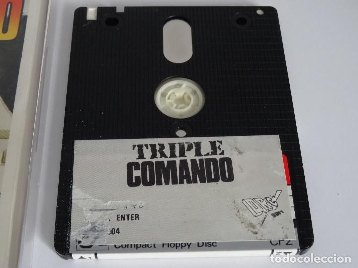 Videojuegos y consolas: AMSTRAD CPC 6128 Disc - Triple Comando Ed. Espa&ntilde;ol Caja Pl&aacute;stico GrandeDro Soft - Foto 2