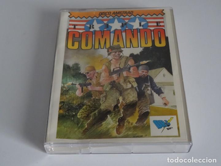 Videojuegos y consolas: AMSTRAD CPC 6128 Disc - Triple Comando Ed. Espa&ntilde;ol Caja Pl&aacute;stico GrandeDro Soft - Foto 7