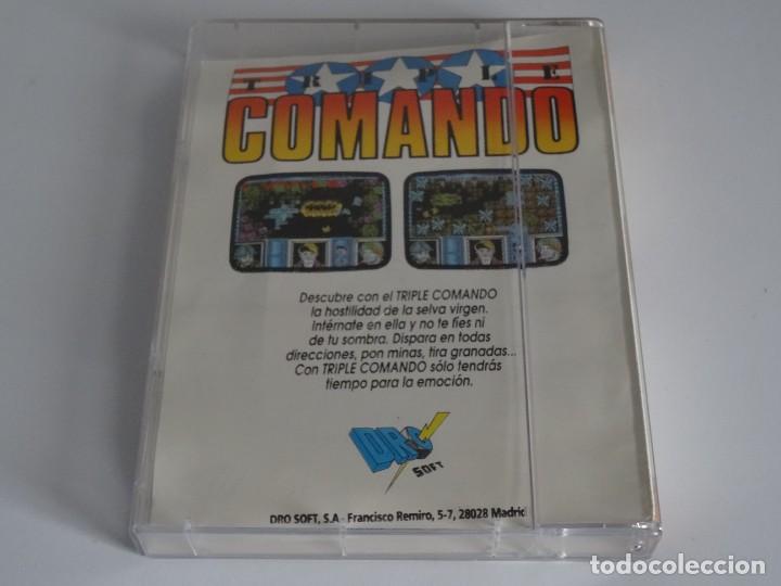 Videojuegos y consolas: AMSTRAD CPC 6128 Disc - Triple Comando Ed. Espa&ntilde;ol Caja Pl&aacute;stico GrandeDro Soft - Foto 11