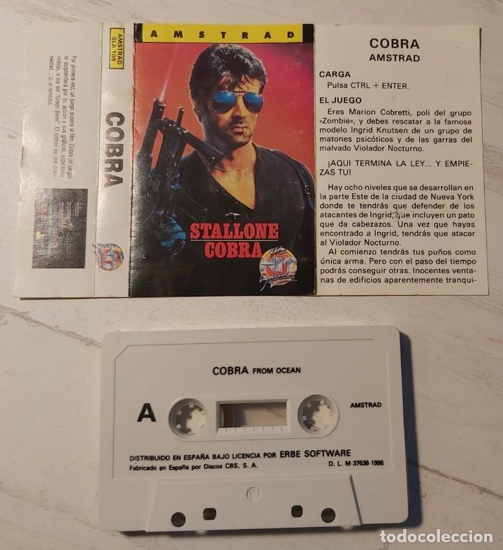 Videojuegos y consolas: Cobra Amstrad CPC Cinta - Foto 6