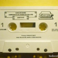 Videojuegos y Consolas: CINTA JUEGO EN CASSETTE P/ AMSTRAD - CARLOS SAINZ - CAMPEONATO DEL MUNDO DE RALLYES - ZIGURAT 1990