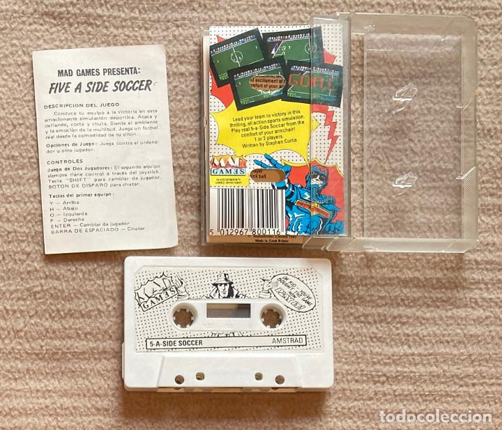 Videojuegos y consolas: FIVE A SIDE SOCCER AMSTRAD - Foto 2