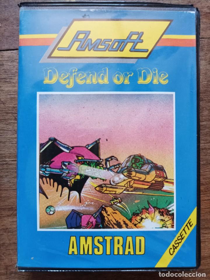 Videojuegos y consolas: Video juego Amstrad Defend or die - Foto 1