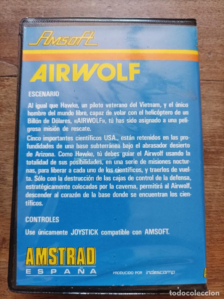 Videojuegos y consolas: Video juego Amstrad Airwolf - Foto 2