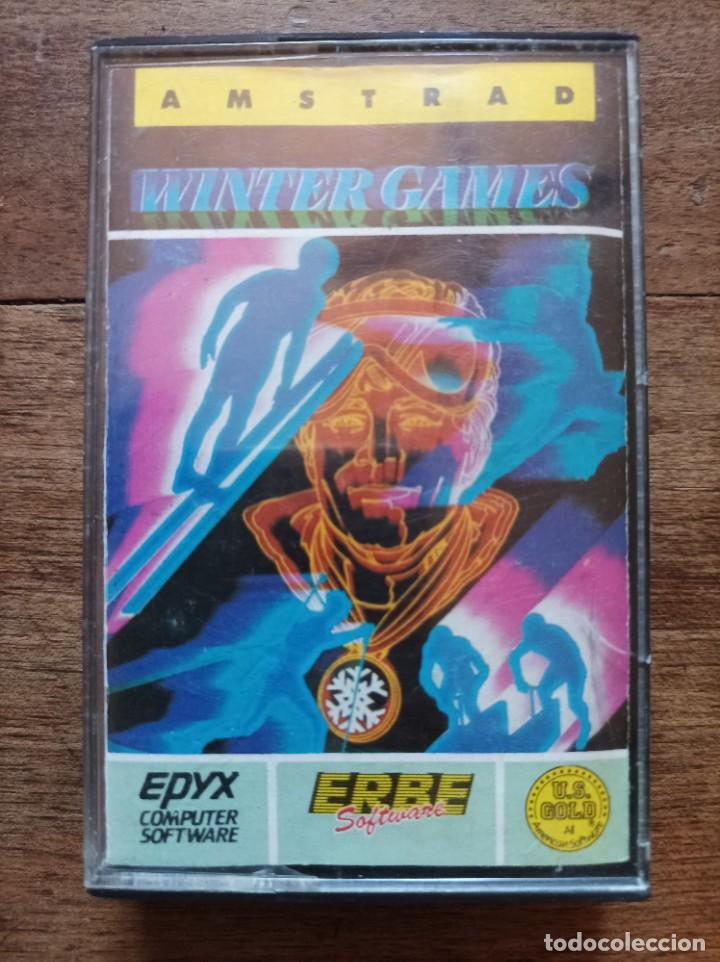 Videojuegos y consolas: Video juego Amstrad Winter games - Foto 1