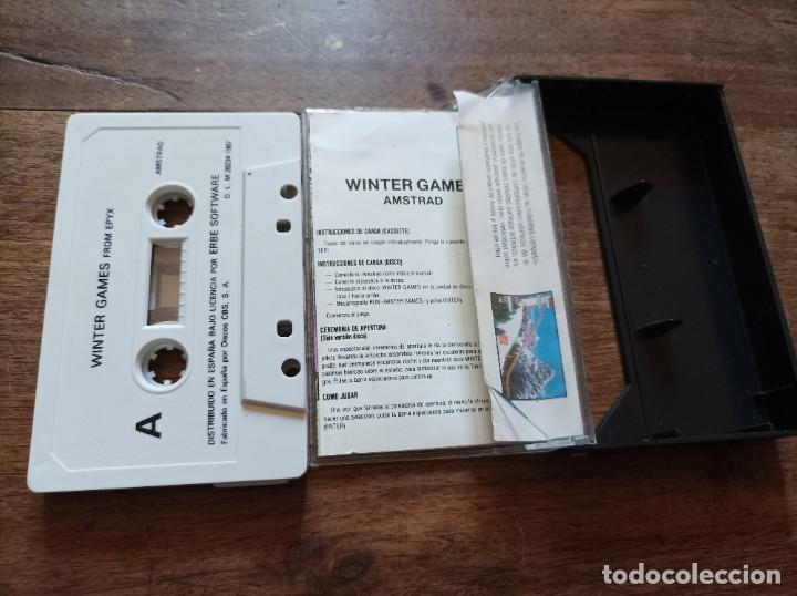 Videojuegos y consolas: Video juego Amstrad Winter games - Foto 3