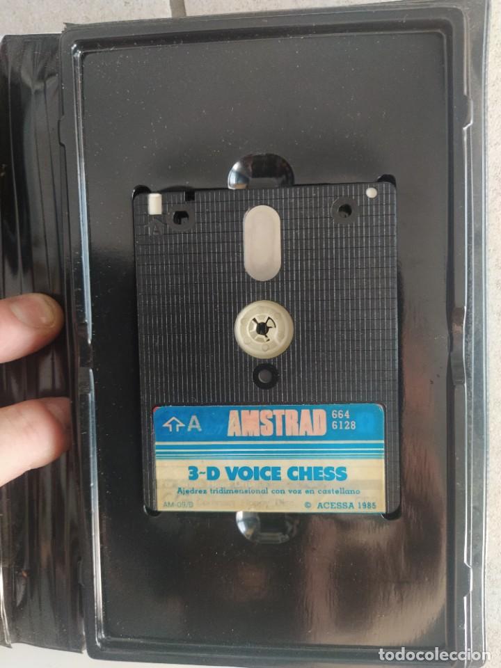 Videojuegos y consolas: 3-D VOICE CHESS AMSTRAD CPC DISCO DISK , SIN TESTEAR - Foto 3
