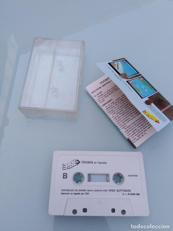 Videojuegos y consolas: Juego antiguo Amstrad Toobin 1000 - Foto 2