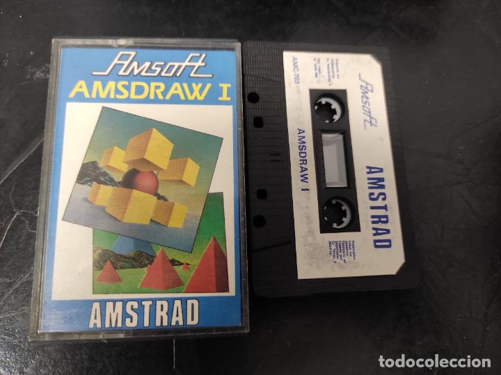 Videojuegos y consolas: AMSDRAW I AMSTRAD CASSETTE CINTA AMSOFT 1985 - Foto 1