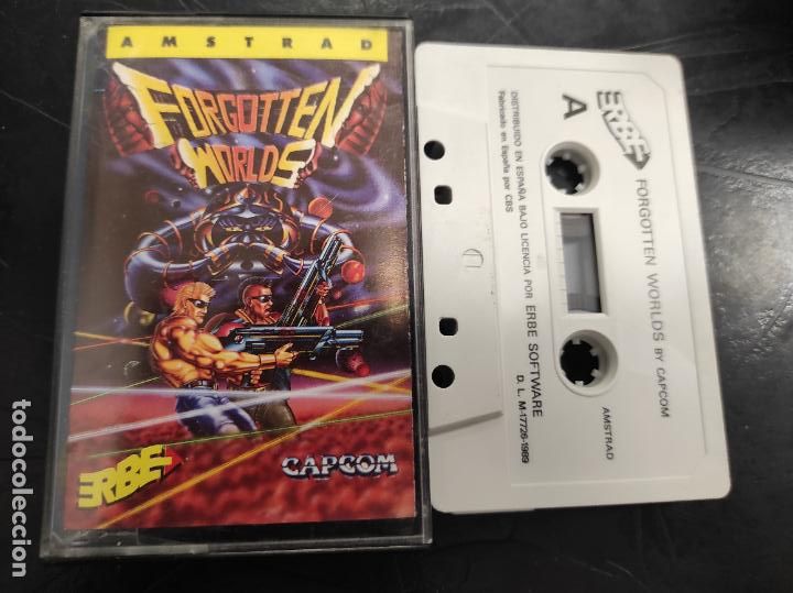 Videojuegos y consolas: Forgotten Worlds Amstrad Cinta CPC - Foto 1