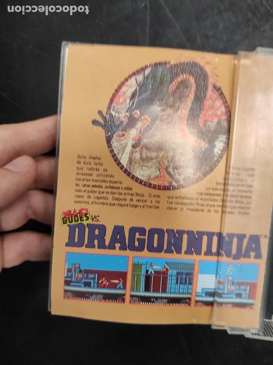 Videojuegos y consolas: DRAGONNINJA AMSTRAD - ERBE Dragon Ninja - Foto 3