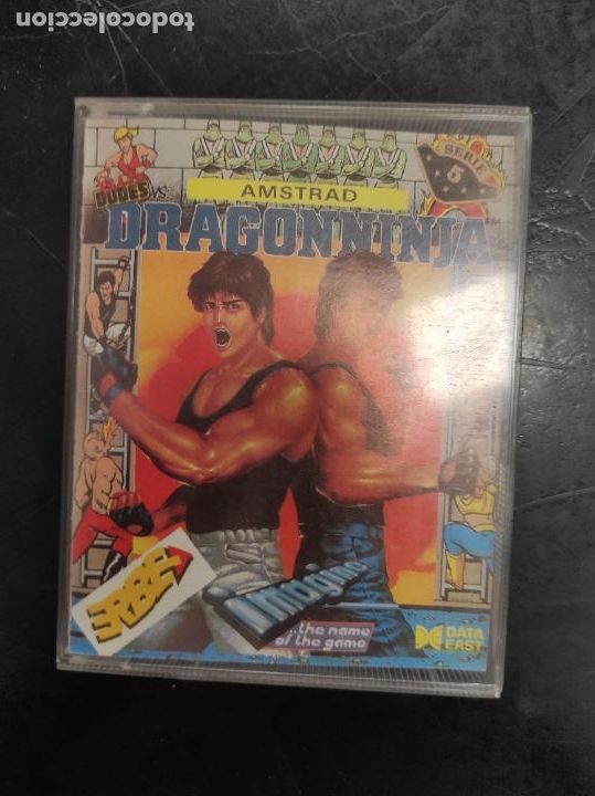 Videojuegos y consolas: DRAGONNINJA AMSTRAD - ERBE Dragon Ninja - Foto 1