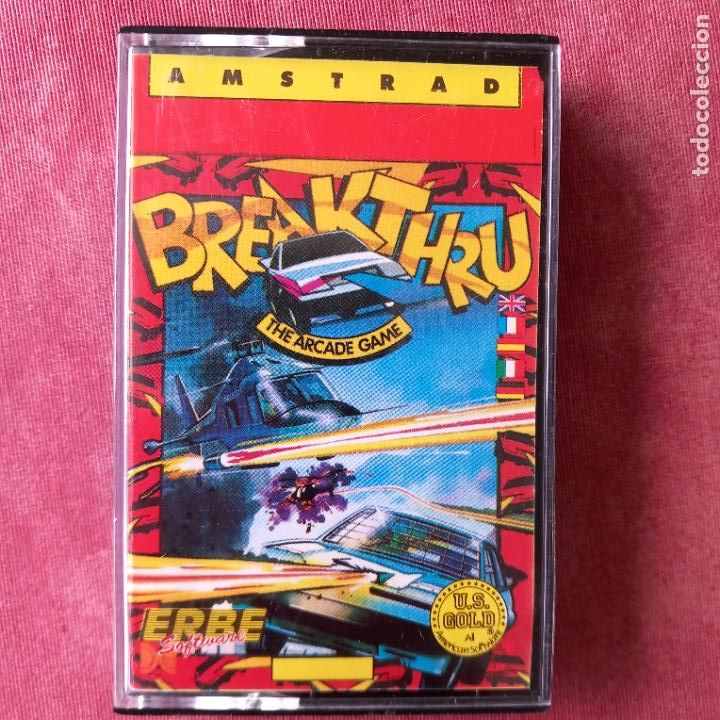 Videojuegos y consolas: BREAKTHRU CPC CASSETTE CINTA AMSTRAD - Foto 1