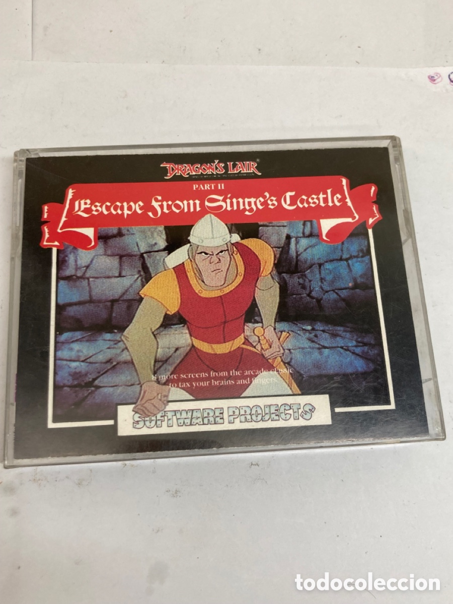 Videojuegos y consolas: Juego Amstrad Dragon&rsquo;s Lair - Foto 1