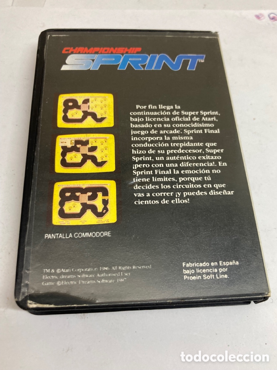 Videojuegos y consolas: Juego Amstrad Atari Championship Sprint - Foto 2
