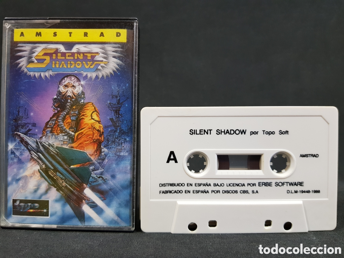 Videojuegos y consolas: AMSTRAD Silent Shadow Topo Soft Erbe Software CBS 1988 - Foto 2