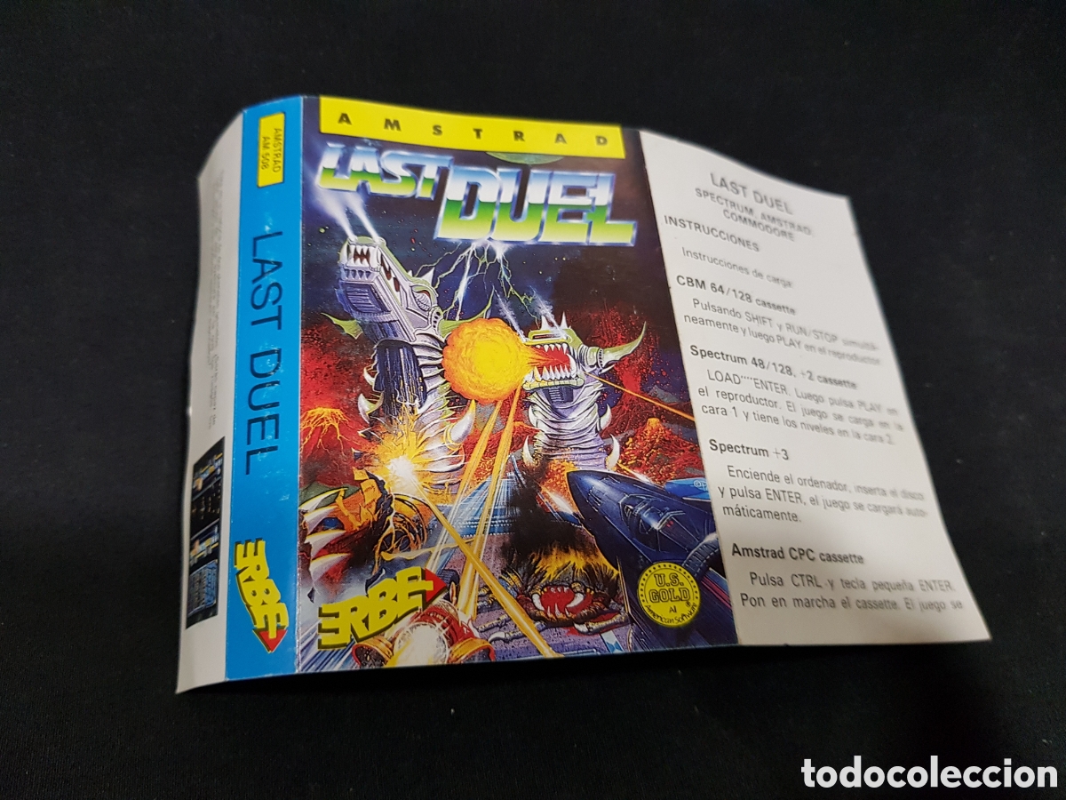 Videojuegos y consolas: AMSTRAD Last Duel by Capcom ERBE Software CBS 1989 - Foto 3