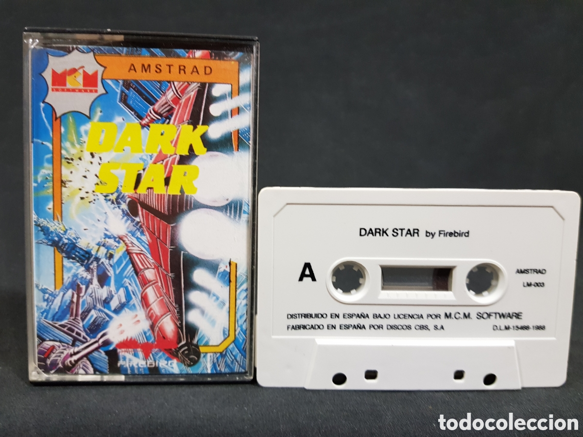 Videojuegos y consolas: AMSTRAD Dark Star by Firebird M.C.M. Software CBS 1988 - Foto 2