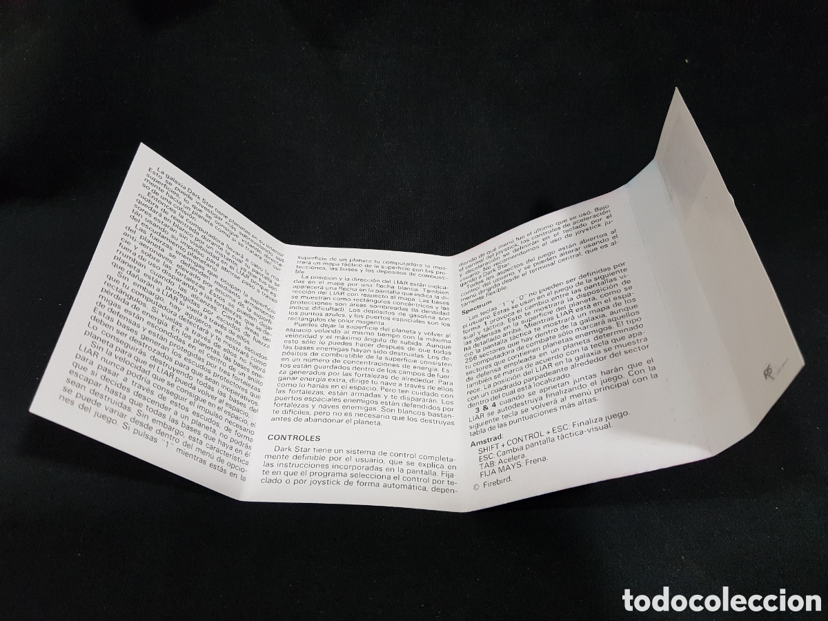 Videojuegos y consolas: AMSTRAD Dark Star by Firebird M.C.M. Software CBS 1988 - Foto 4