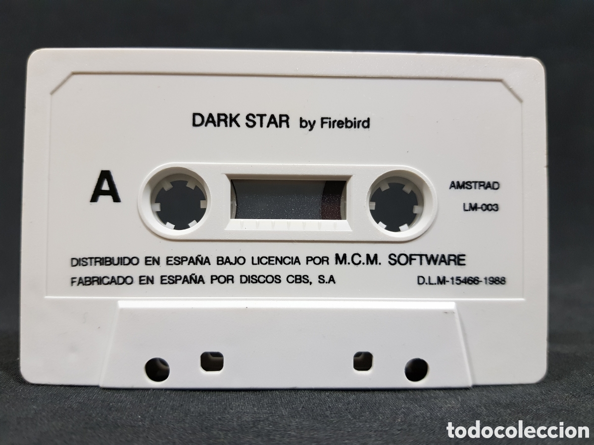 Videojuegos y consolas: AMSTRAD Dark Star by Firebird M.C.M. Software CBS 1988 - Foto 5