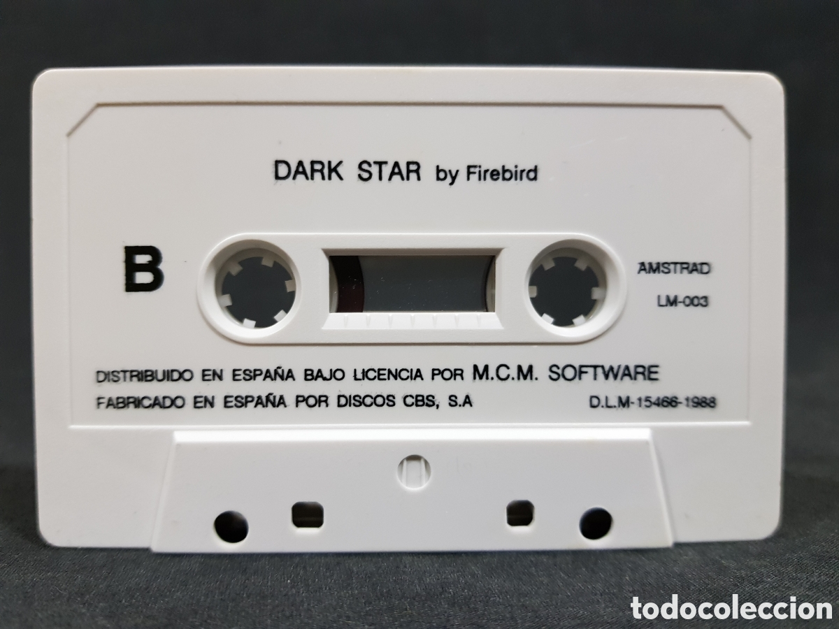 Videojuegos y consolas: AMSTRAD Dark Star by Firebird M.C.M. Software CBS 1988 - Foto 6