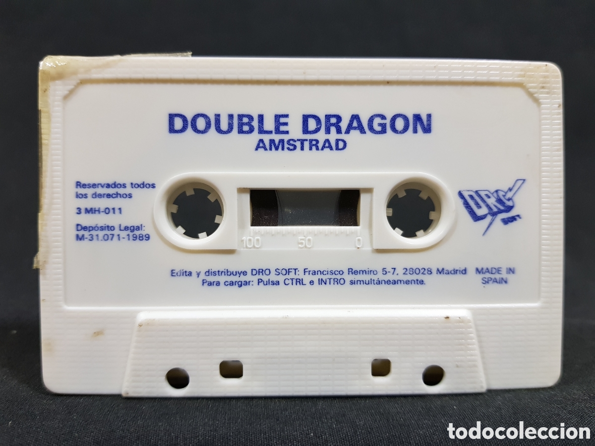 Videojuegos y consolas: AMSTRAD Double Dragon DRO Soft 1989 - Foto 2