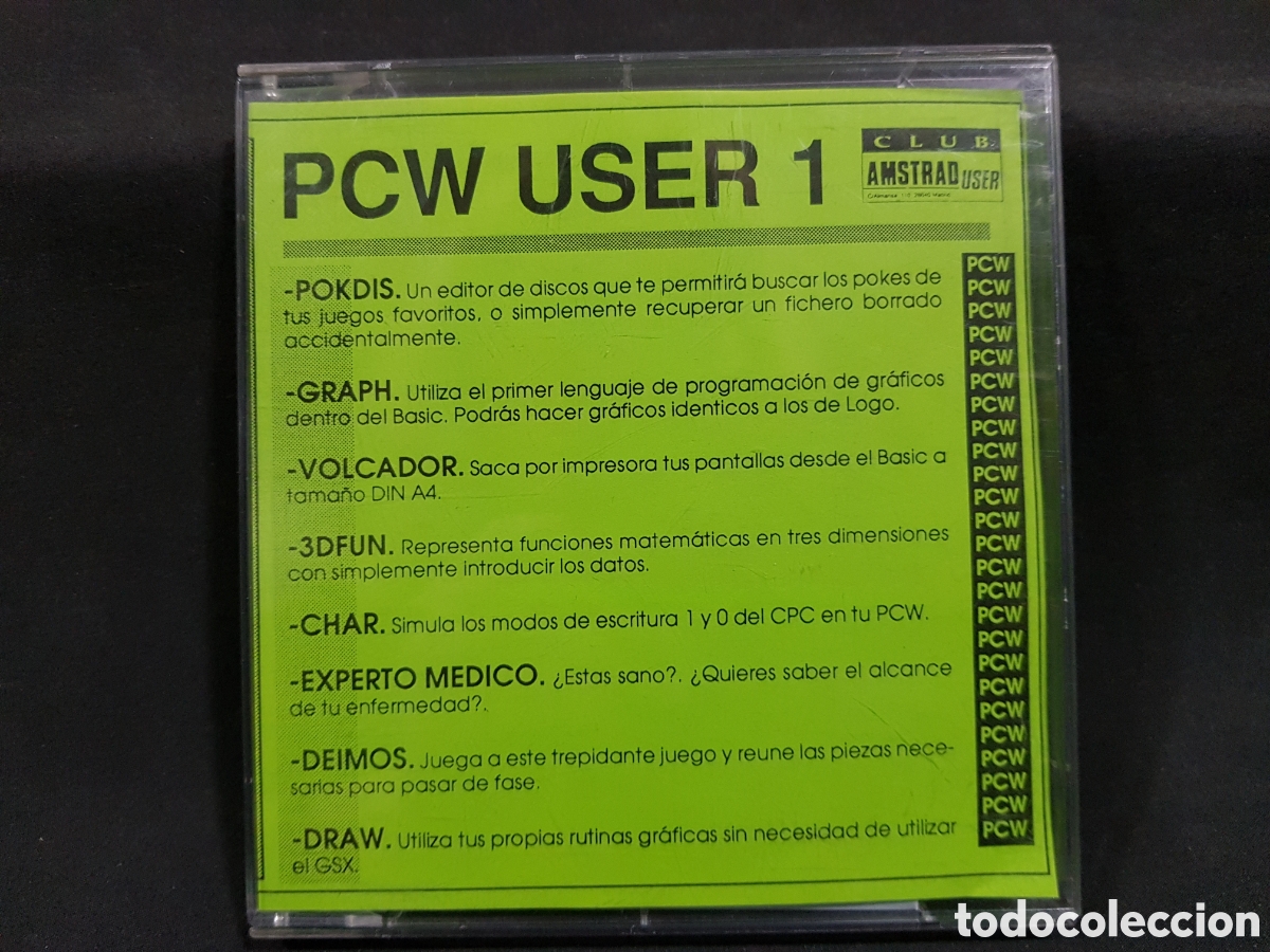 Videojuegos y consolas: Club Amstrad PCW USER 1 Y 2 Amsoft Compact Floppy Disc Ref 573 Ref 574 - Foto 3