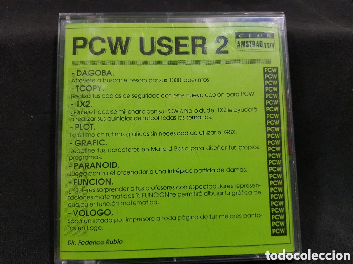 Videojuegos y consolas: Club Amstrad PCW USER 1 Y 2 Amsoft Compact Floppy Disc Ref 573 Ref 574 - Foto 10