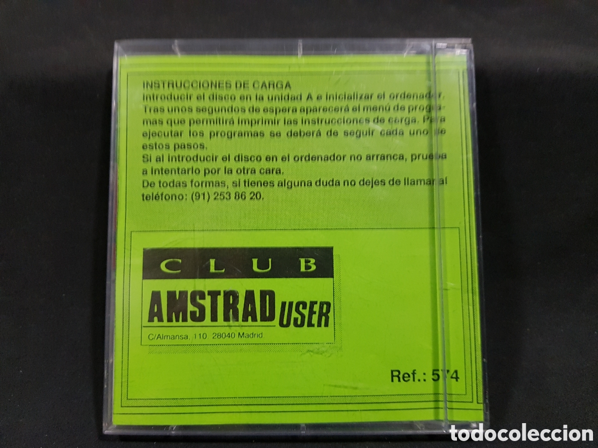 Videojuegos y consolas: Club Amstrad PCW USER 1 Y 2 Amsoft Compact Floppy Disc Ref 573 Ref 574 - Foto 11