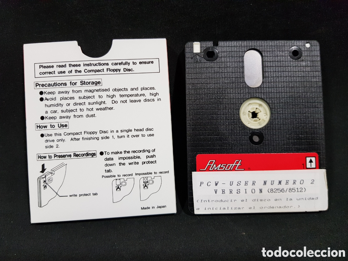Videojuegos y consolas: Club Amstrad PCW USER 1 Y 2 Amsoft Compact Floppy Disc Ref 573 Ref 574 - Foto 16