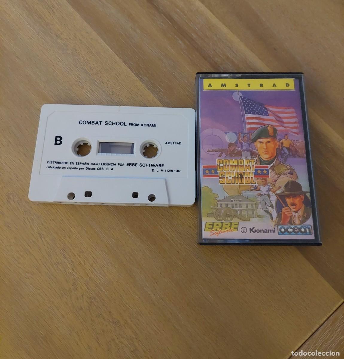 Videojuegos y consolas: COMBAT SCHOOL - AMSTRAD CASSETTE - ERBE - KONAMI - Foto 1