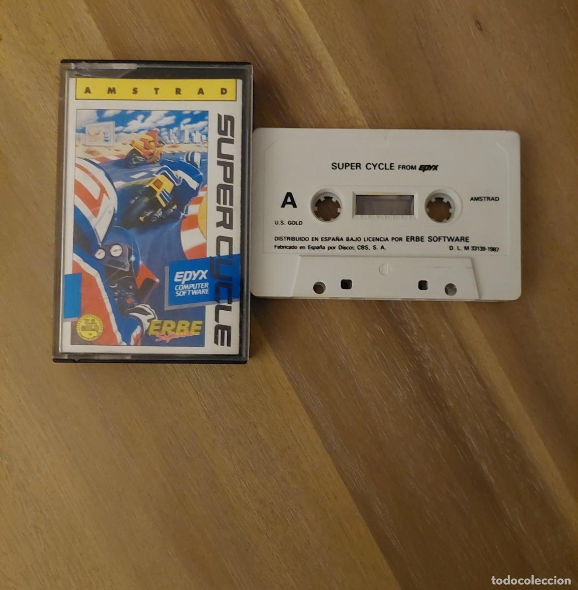 Videojuegos y consolas: SUPER CYCLE - AMSTRAD CPC - ERBE - SUPERCYCLE - CARGANDO PERFECTAMENTE - Foto 1