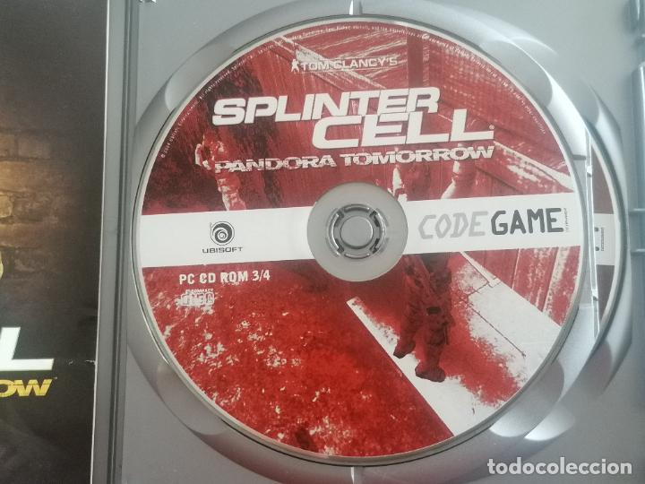 Videojuegos y consolas: SPLINTER CELL - PANDORA TOMORROW, TOM CLANCYS, CODE GAME, PC CD ROM - UBISOFT - Foto 5