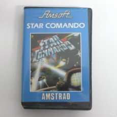 Videojuegos y Consolas: STAR COMANDO - ESTUCHE AMSOFT / AMSTRAD CPC 464 / RETRO VINTAGE / CASSETTE. Lote 401645099