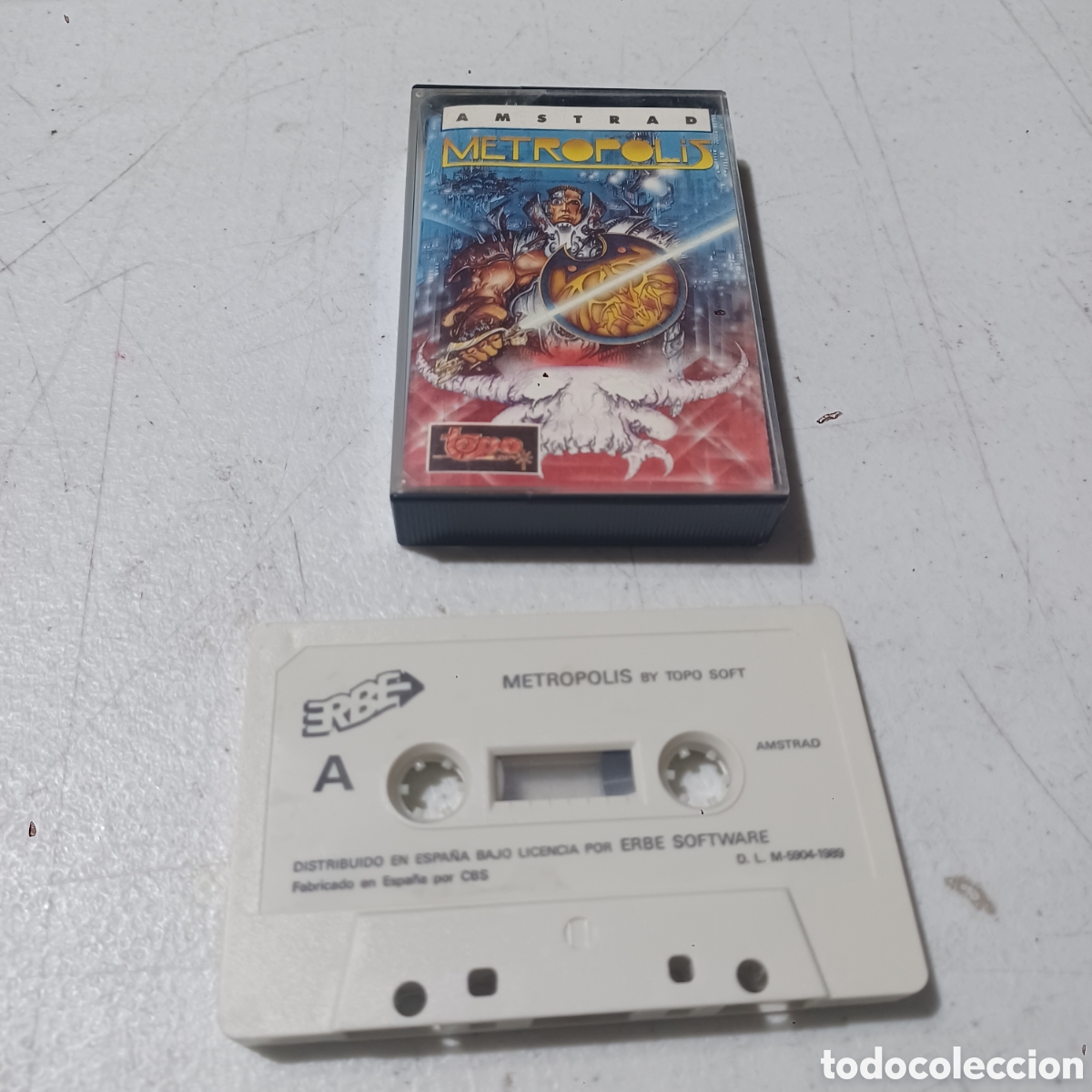 Videojuegos y consolas: Juego METROPOLIS para Amstrad de TOPO SOFT - Foto 1
